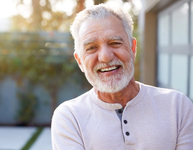 Dental implant and teeth whitening for seniors